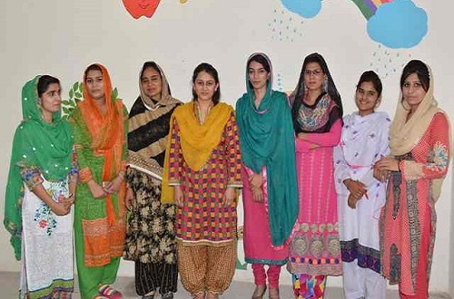 Teachers with Principal